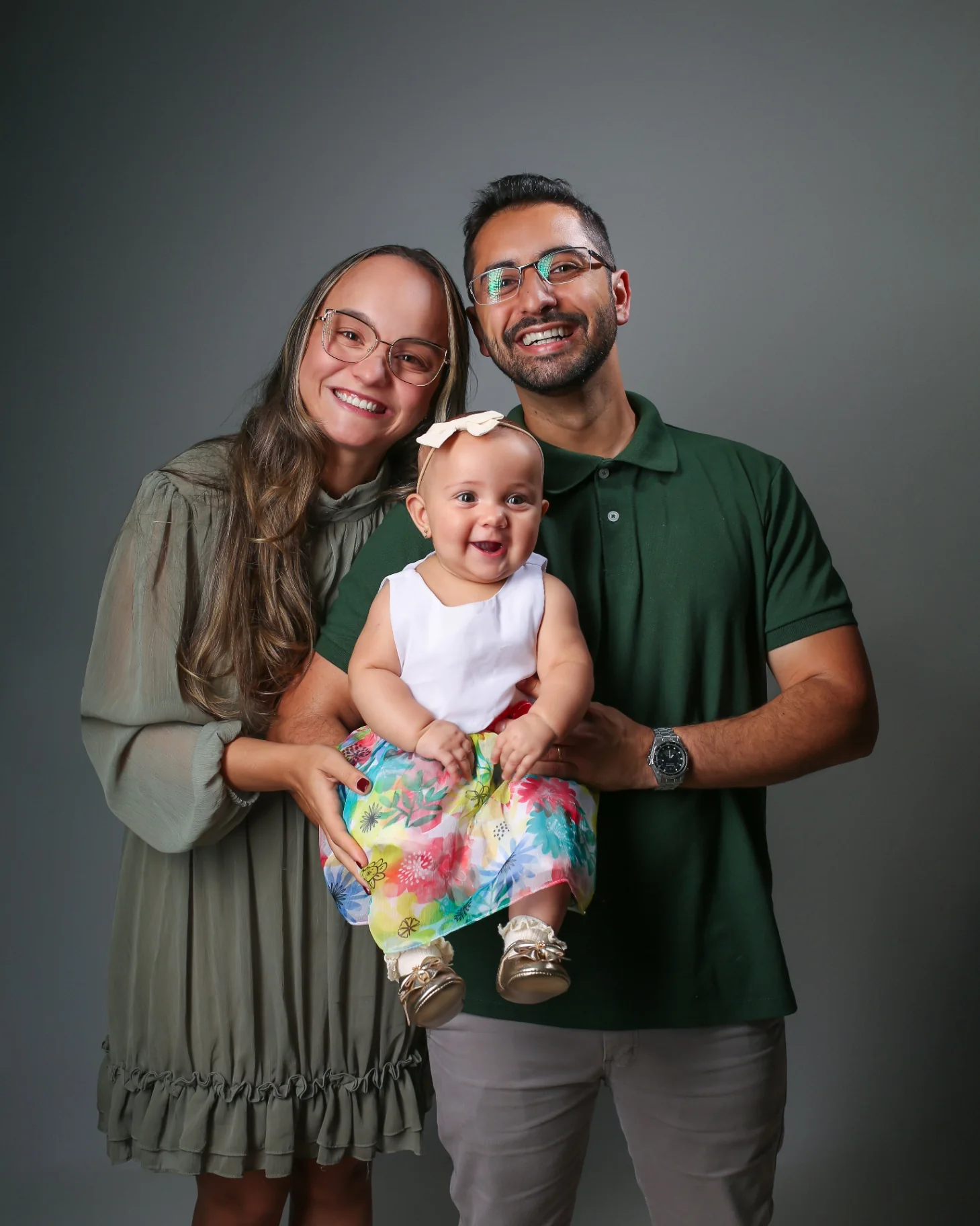 Angelo Miguel com sua família